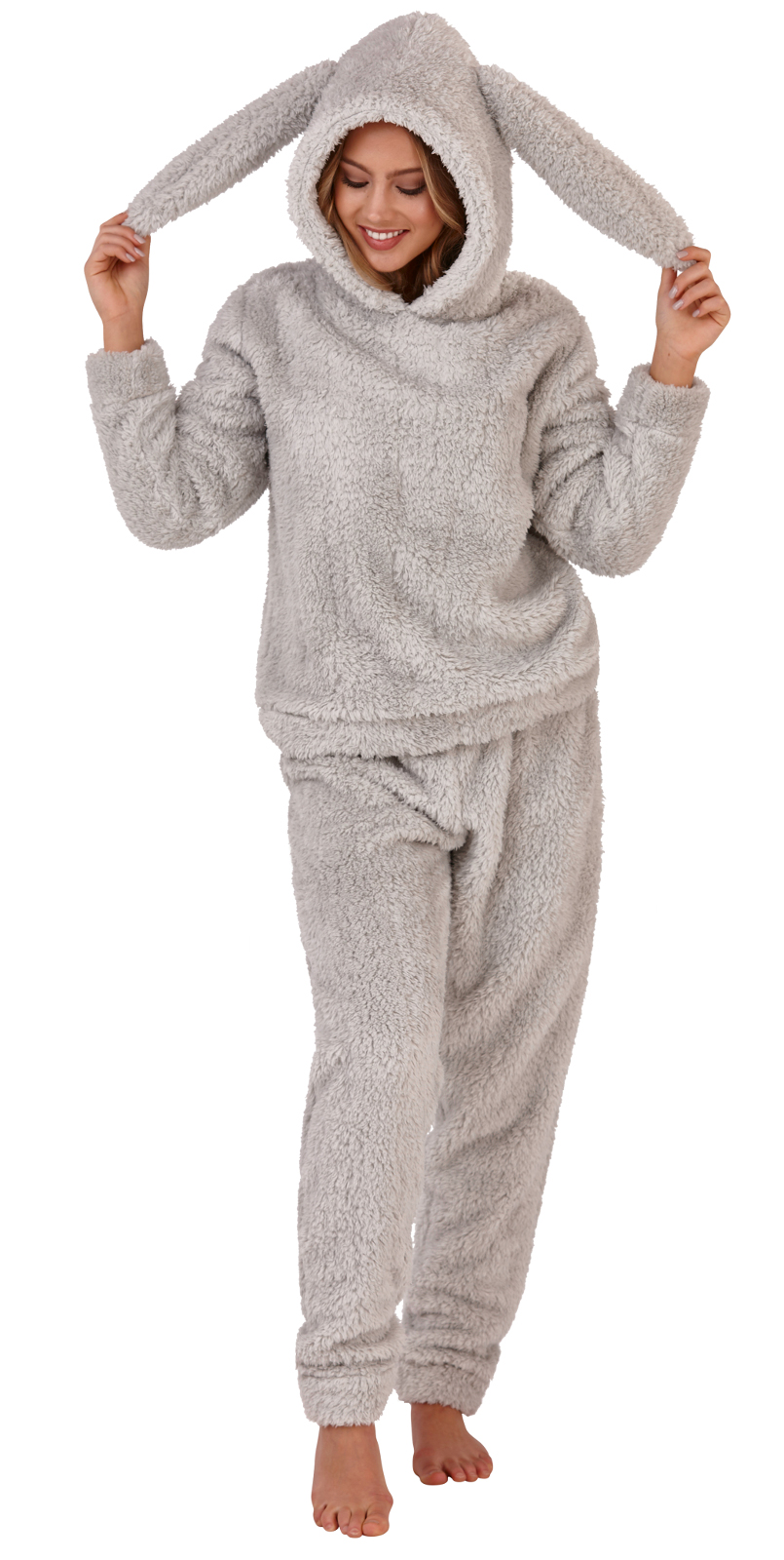 Womens Soft Fleece Pyjamas Lounge Set Twosie Warm Pjs Ladies Lounge
